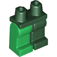Lego nohy, tmavě zelená (6061493)